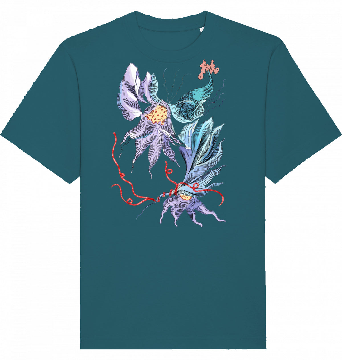 Floral 4 Heavyweight Unisex-T-Shirt | J'LŶA