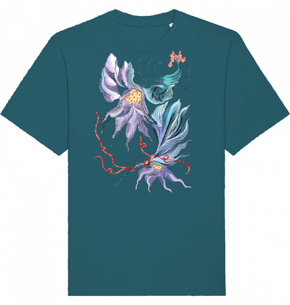 Floral 4 Heavyweight Unisex-T-Shirt | J'LŶA
