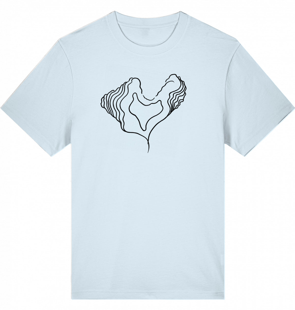 Big Heart Relaxed Unisex-T-Shirt aus Bio-Baumwolle | J’LŶA