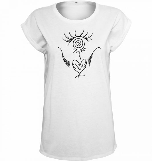 The Spiral Heart Longline T-Shirt – J’LŶA