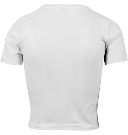 Golden Floral Outlines Cropped T-Shirt | J'LŶA