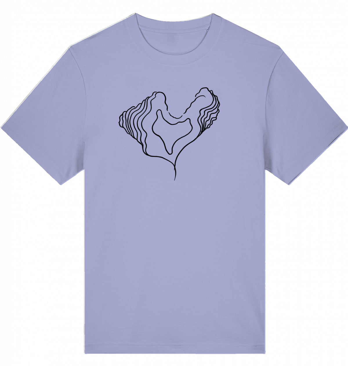 Big Heart Relaxed Unisex-T-Shirt aus Bio-Baumwolle | J’LŶA