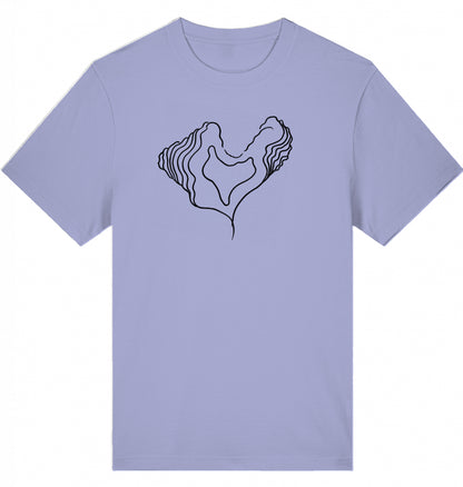 Big Heart Relaxed Unisex-T-Shirt aus Bio-Baumwolle | J’LŶA