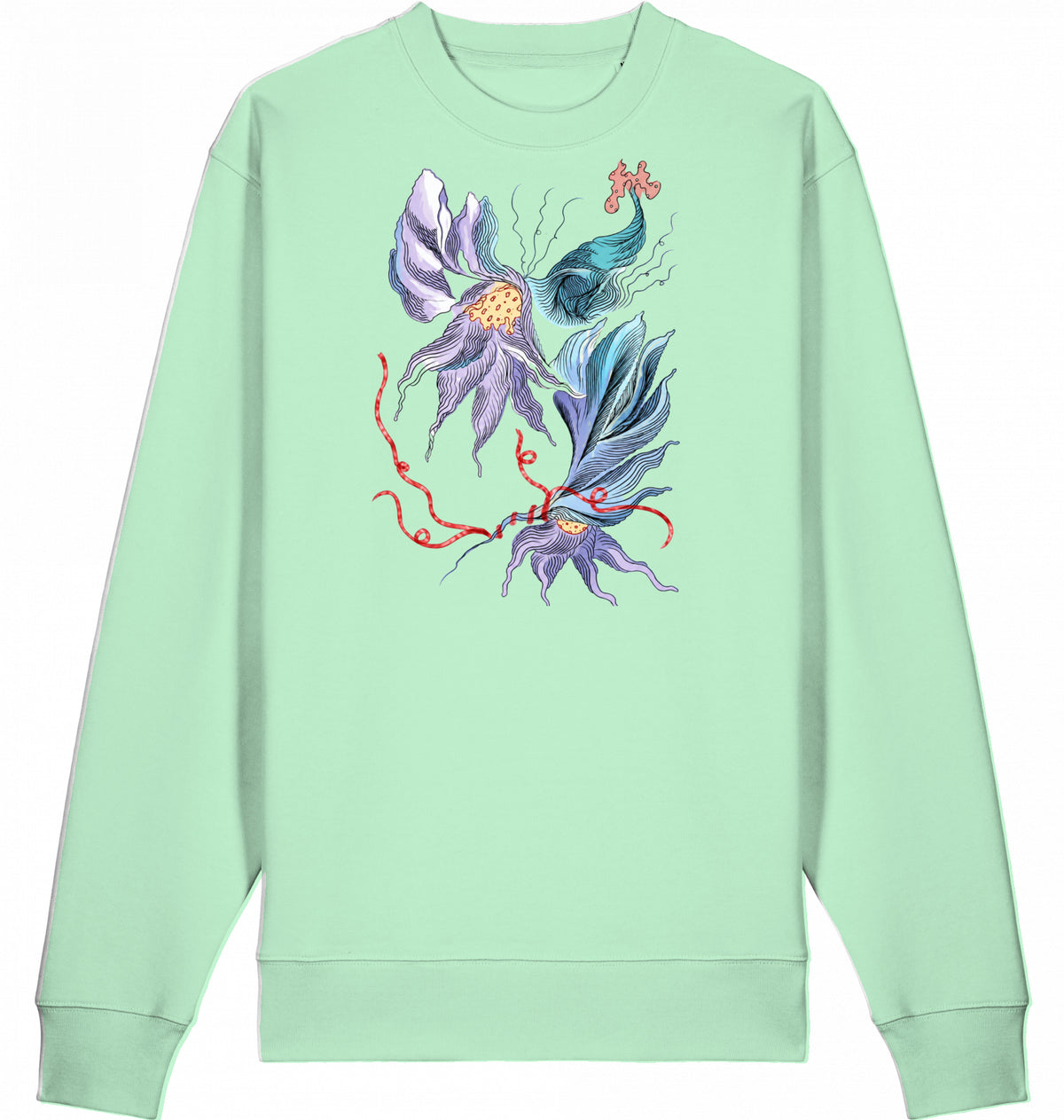 Floral 4 Unisex-T-Shirt aus Bio-Baumwolle | J'LŶA