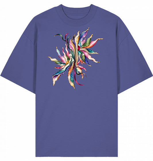Crazy Floral Oversized T-Shirt aus Bio-Baumwolle