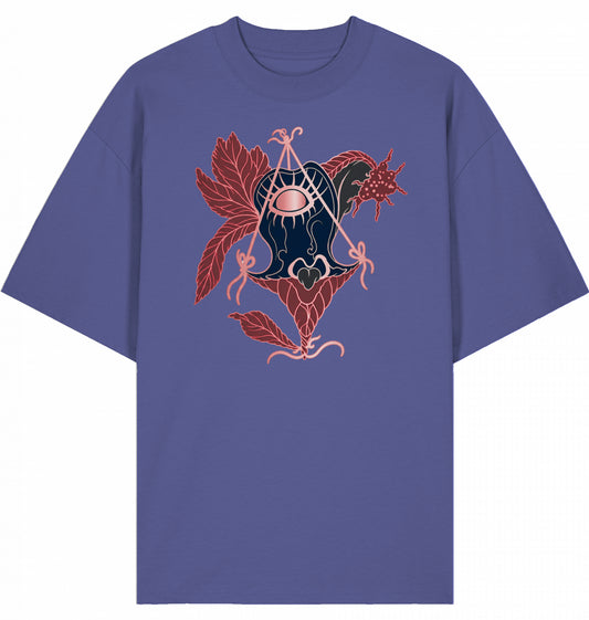 All Seeing / Floral | Unisex Oversized T-Shirt