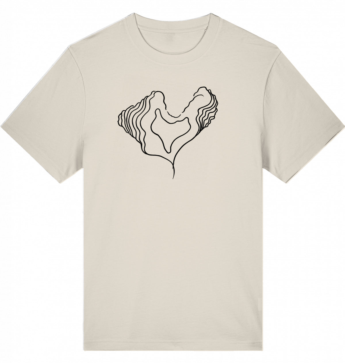 Big Heart Relaxed Unisex-T-Shirt aus Bio-Baumwolle | J’LŶA