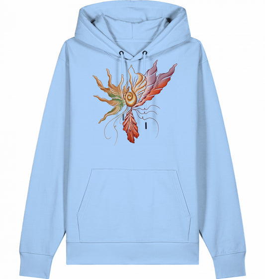 Golden Spiral Floral Unisex Hoodie | J’LŶA
